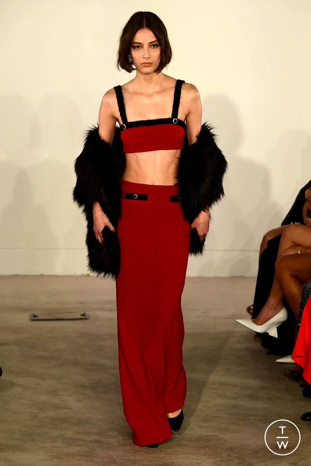 Fashion Week Paris Fall/Winter 2023 look 27 de la collection Alessandra Rich womenswear