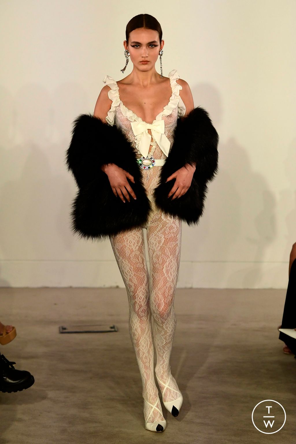 Fashion Week Paris Fall/Winter 2023 look 41 from the Alessandra Rich collection 女装