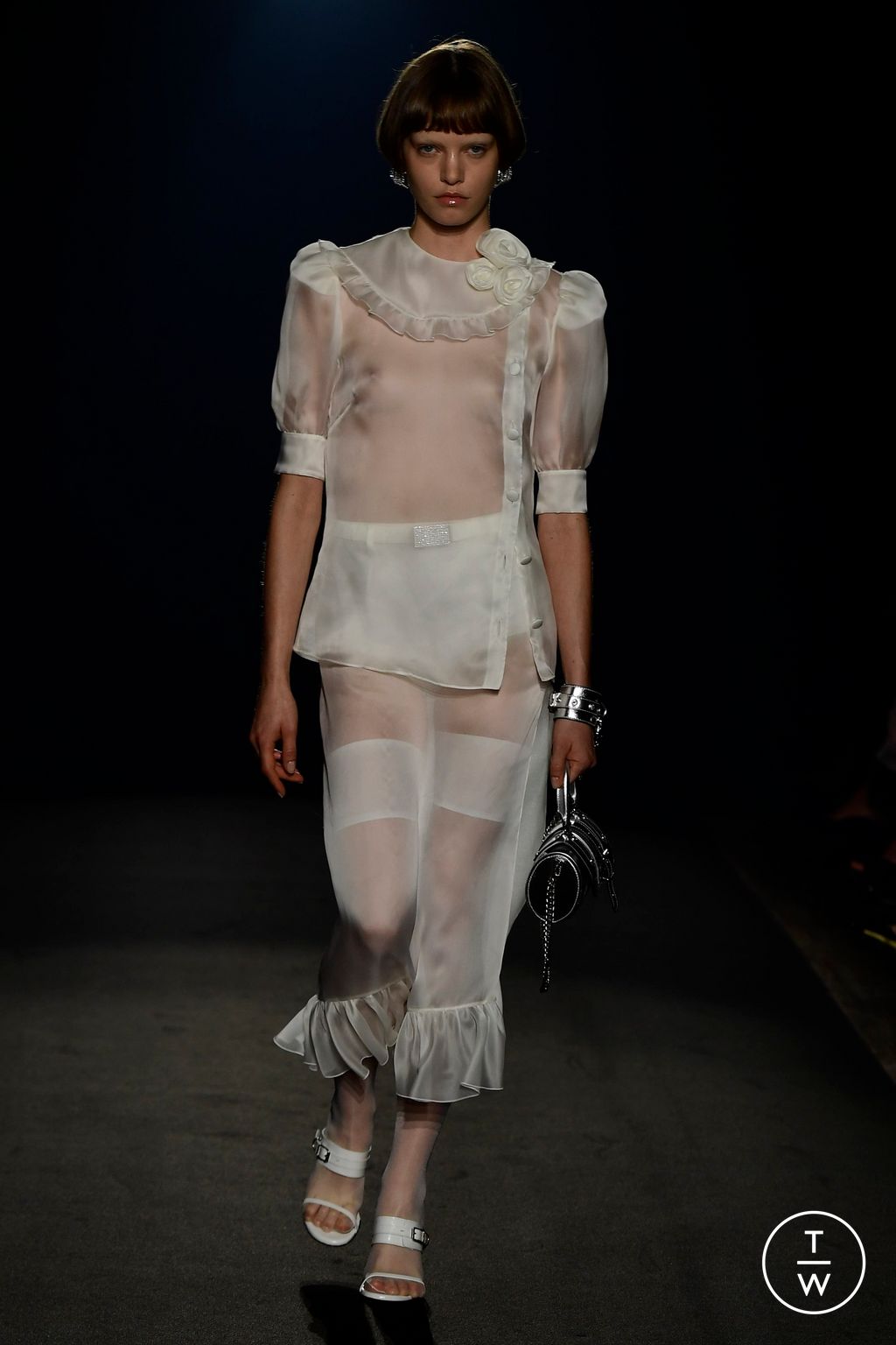 Fashion Week Paris Spring/Summer 2024 look 9 from the Alessandra Rich collection womenswear
