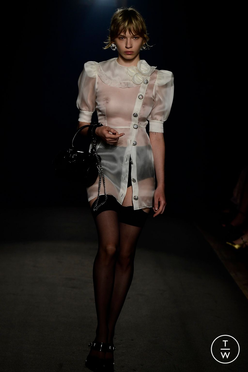 Fashion Week Paris Spring/Summer 2024 look 11 from the Alessandra Rich collection womenswear