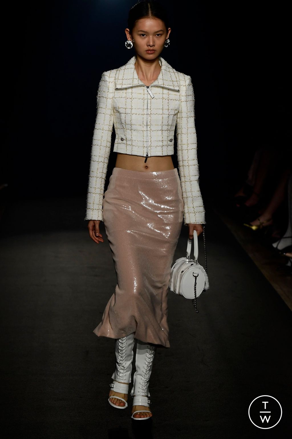 Fashion Week Paris Spring/Summer 2024 look 14 from the Alessandra Rich collection 女装