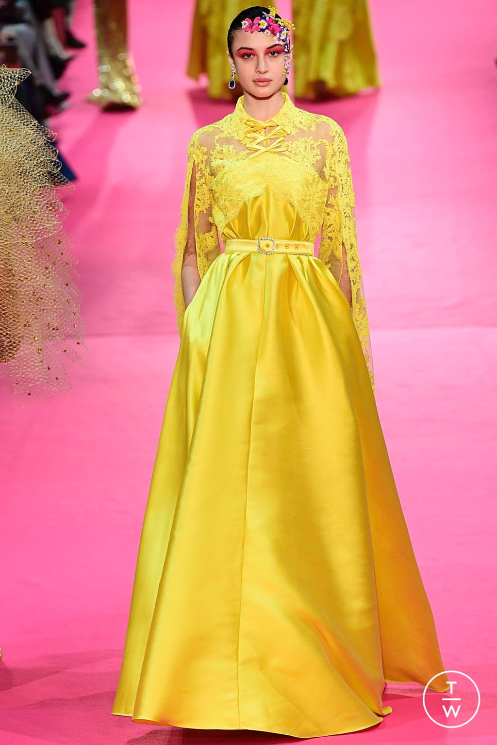 alexis mabille yellow dress