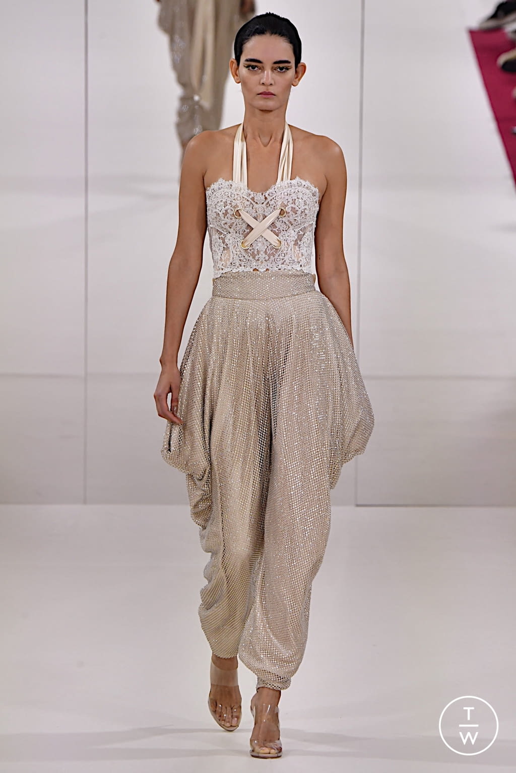 Fashion Week Paris Spring/Summer 2022 look 4 from the Alexis Mabille collection couture