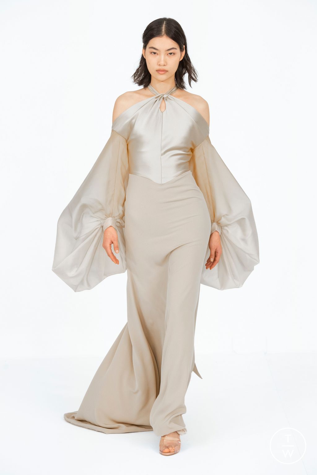 Fashion Week Paris Spring/Summer 2024 look 16 from the Alexis Mabille collection couture