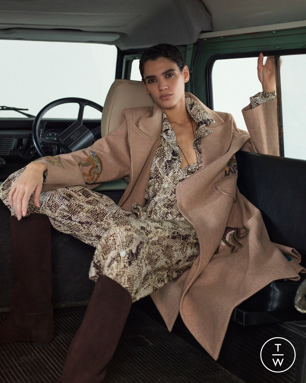 Fashion Week New York Fall/Winter 2026 look 1 from the Alix of Bohemia collection womenswear
