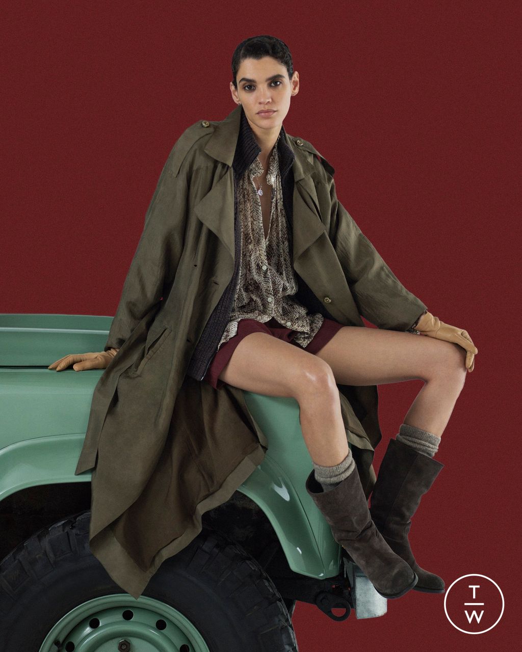 Fashion Week New York Fall/Winter 2026 look 4 from the Alix of Bohemia collection womenswear