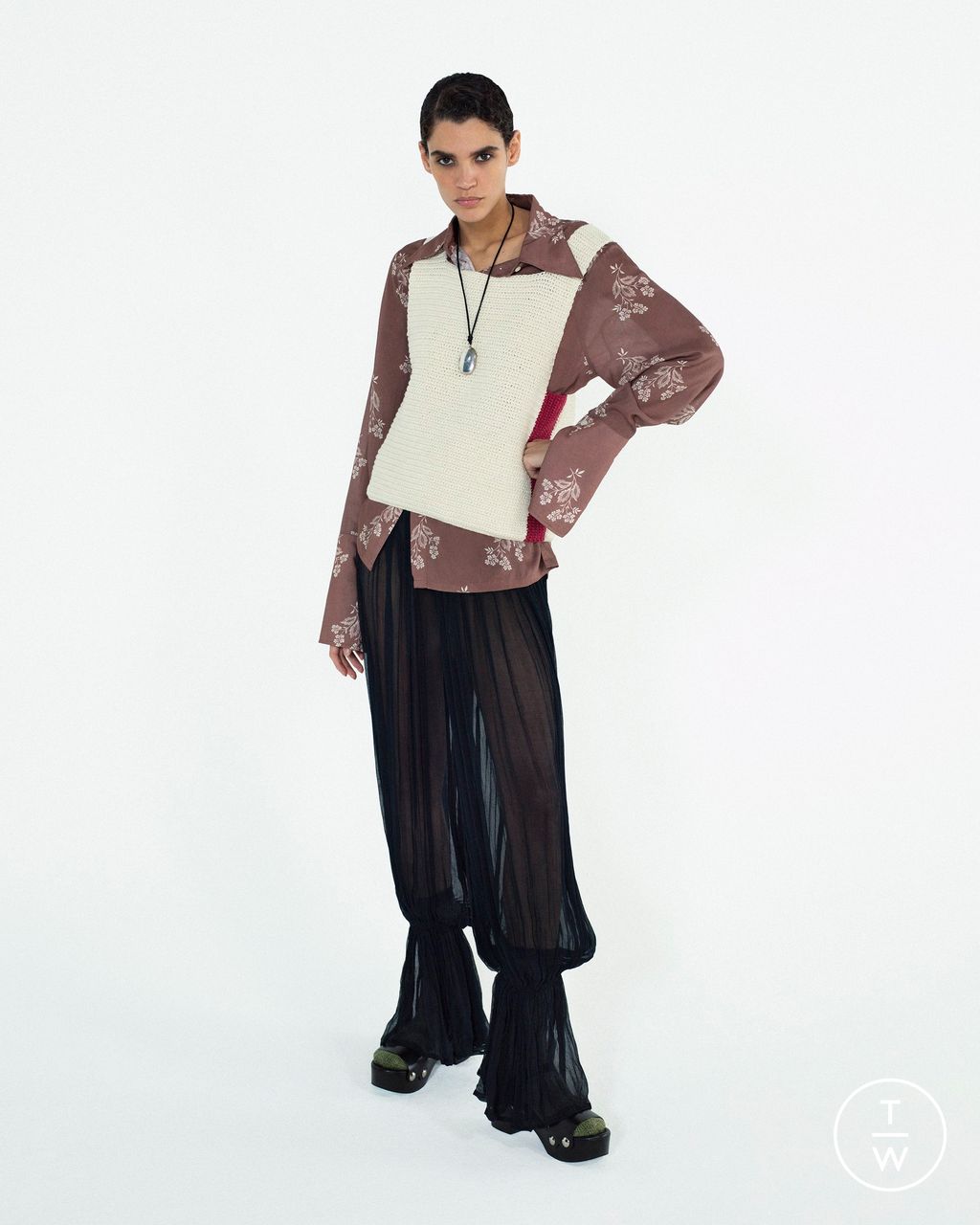 Fashion Week New York Fall/Winter 2026 look 24 from the Alix of Bohemia collection womenswear