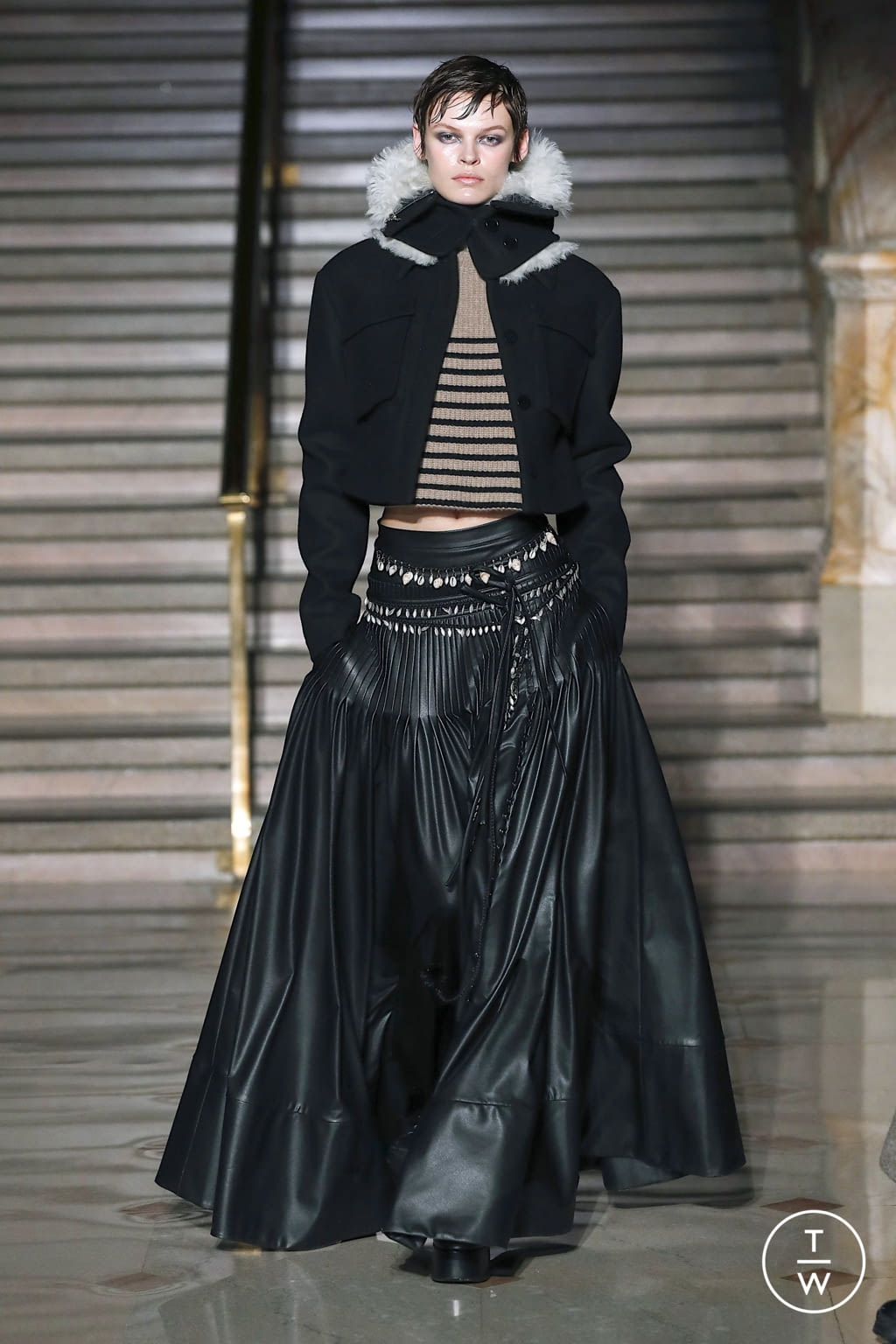 Fashion Week New York Fall/Winter 2022 look 3 from the Altuzarra collection 女装