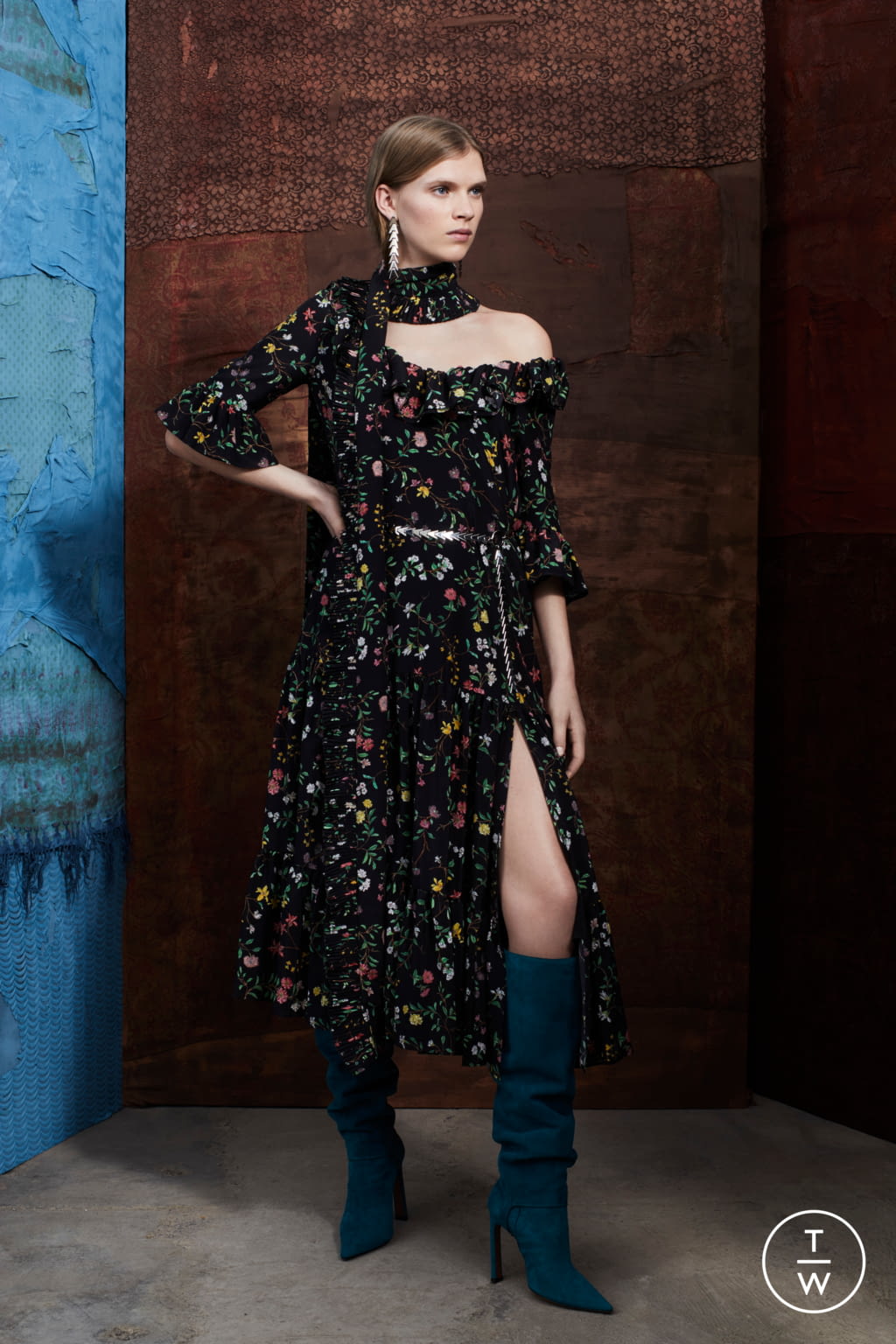 Fashion Week Paris Pre-Fall 2019 look 37 from the Altuzarra collection 女装