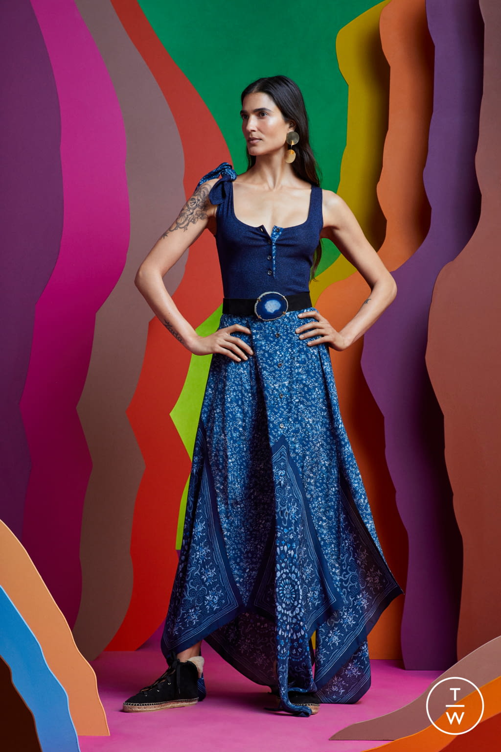 Fashion Week Paris Resort 2020 look 9 from the Altuzarra collection womenswear