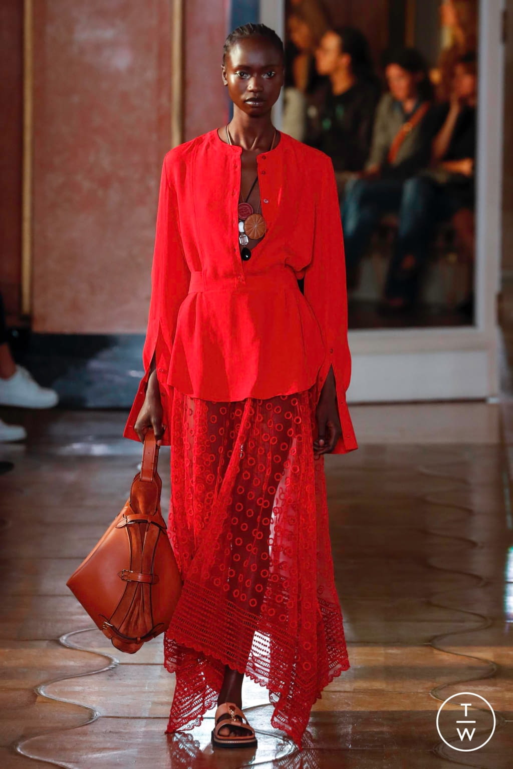 Fashion Week Paris Spring/Summer 2020 look 15 from the Altuzarra collection womenswear