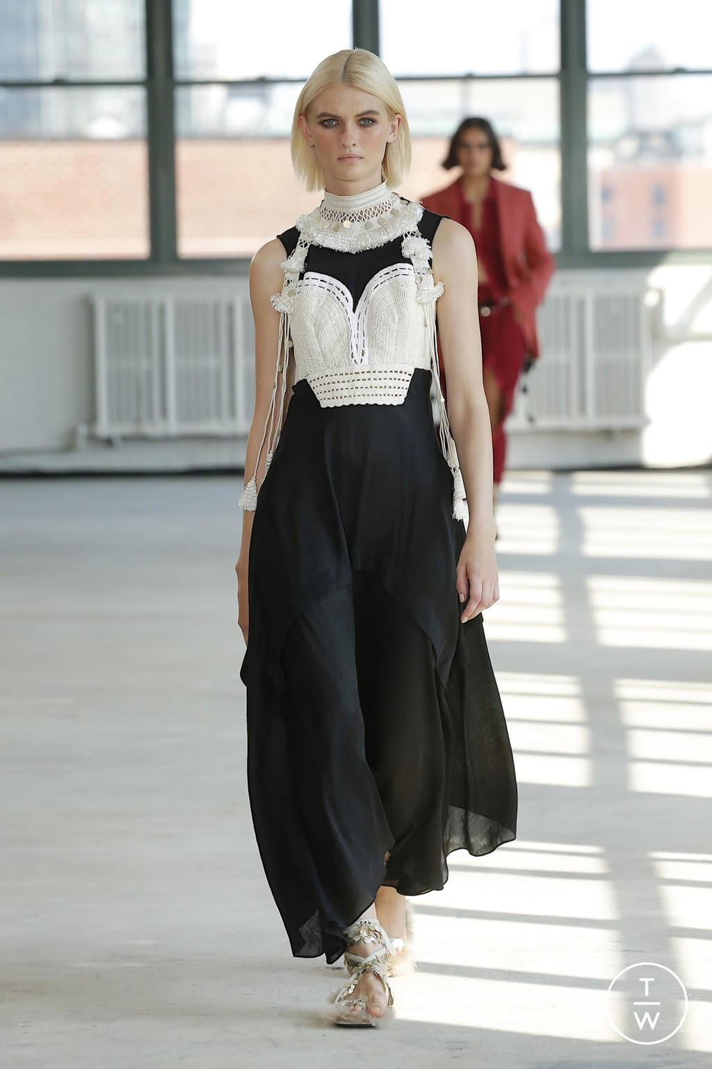 Fashion Week New York Spring/Summer 2022 look 13 from the Altuzarra collection womenswear