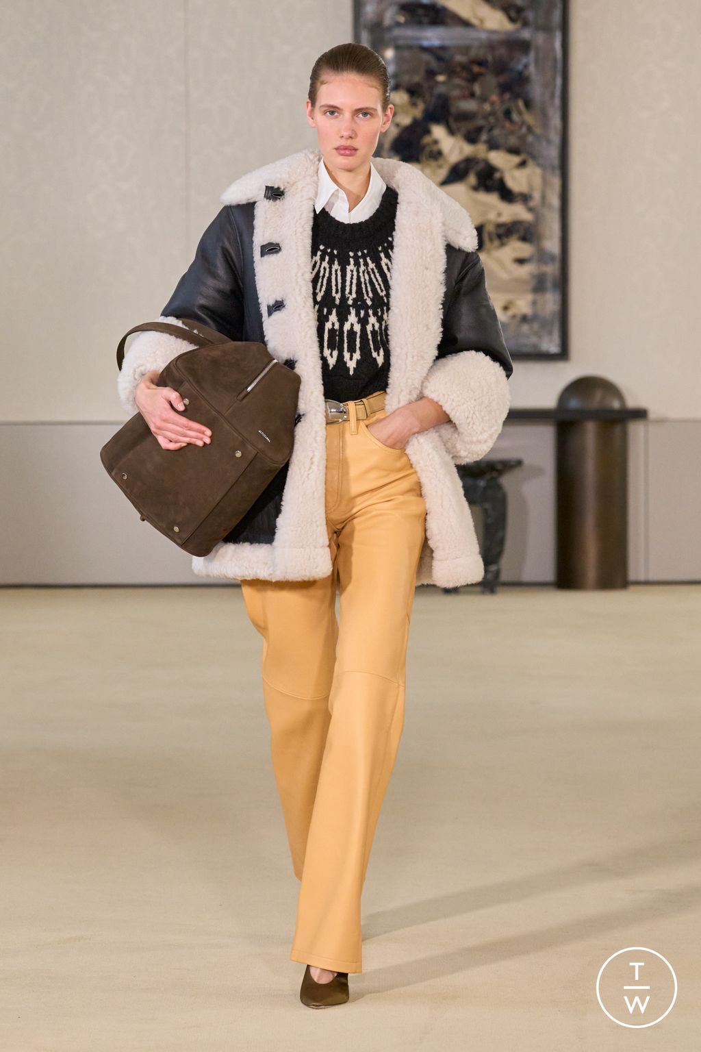 Fashion Week New York Fall/Winter 2026 look 5 from the Altuzarra collection womenswear