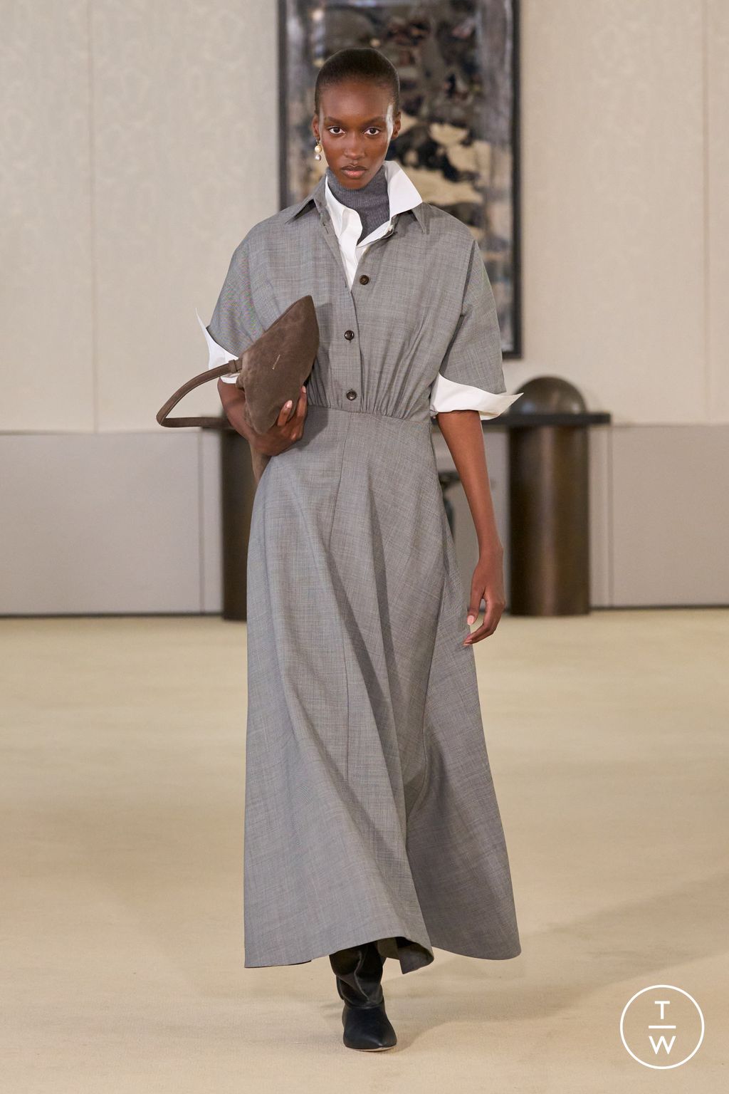 Fashion Week New York Fall/Winter 2026 look 14 from the Altuzarra collection womenswear