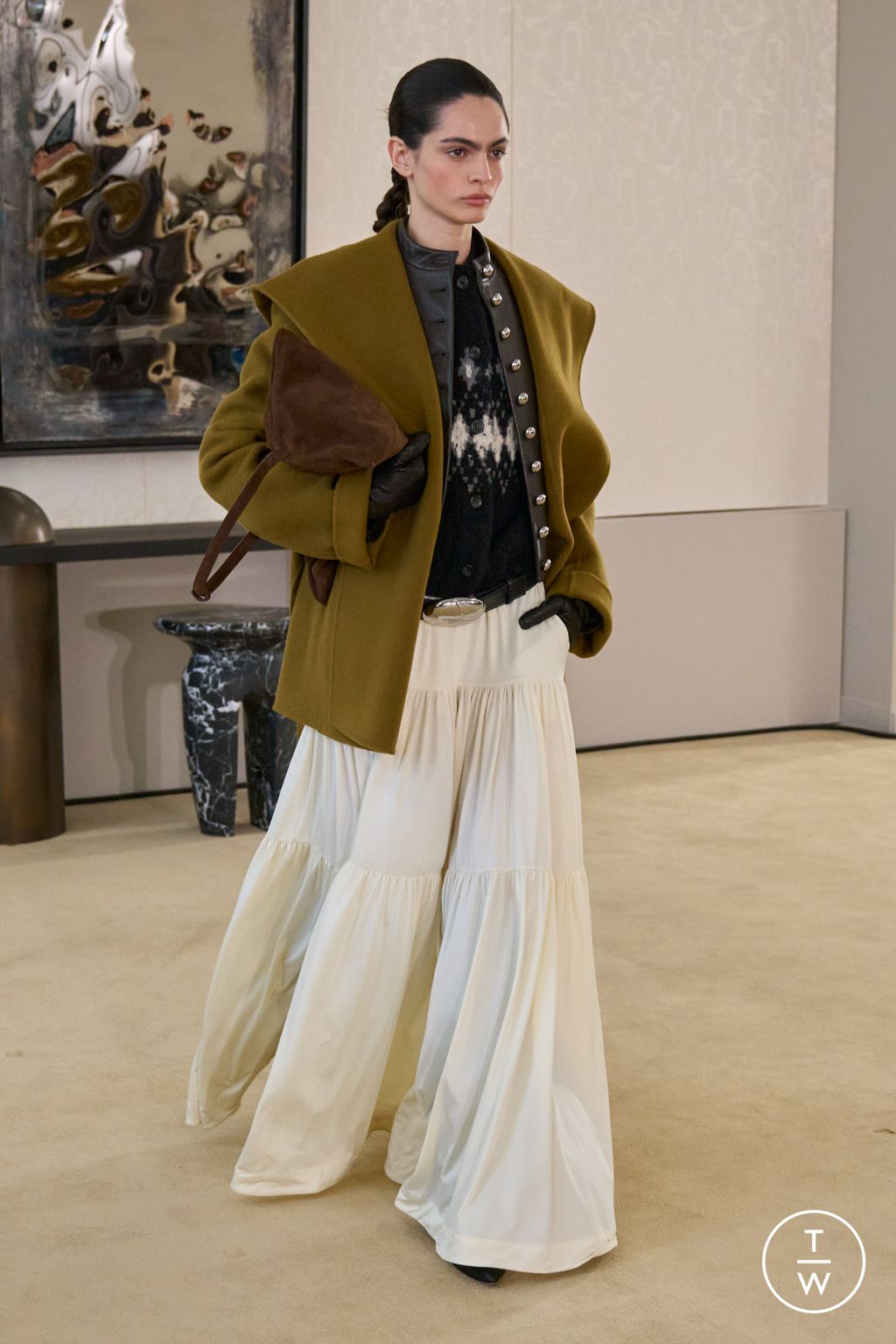 Fashion Week New York Fall/Winter 2026 look 15 de la collection Altuzarra womenswear