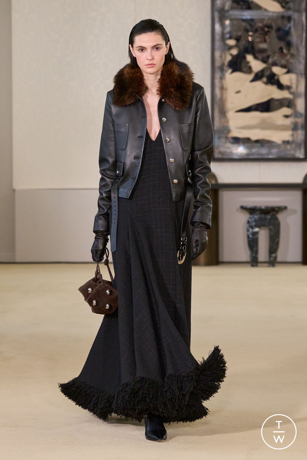 Fashion Week New York Fall/Winter 2026 look 17 from the Altuzarra collection womenswear