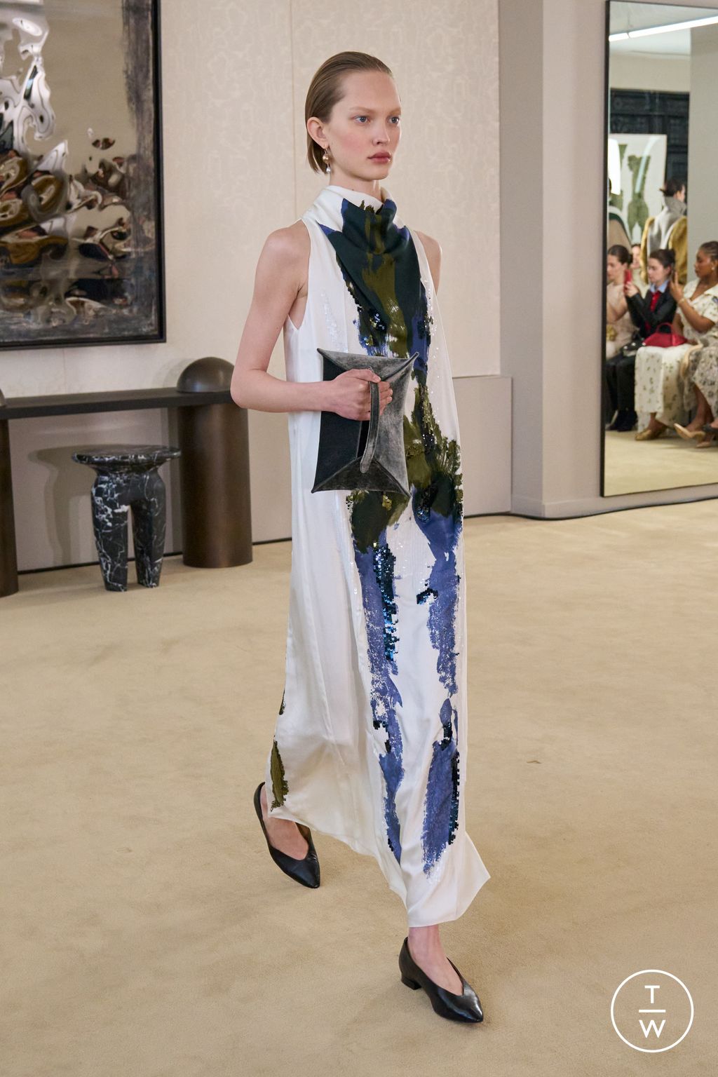 Fashion Week New York Fall/Winter 2026 look 21 from the Altuzarra collection 女装