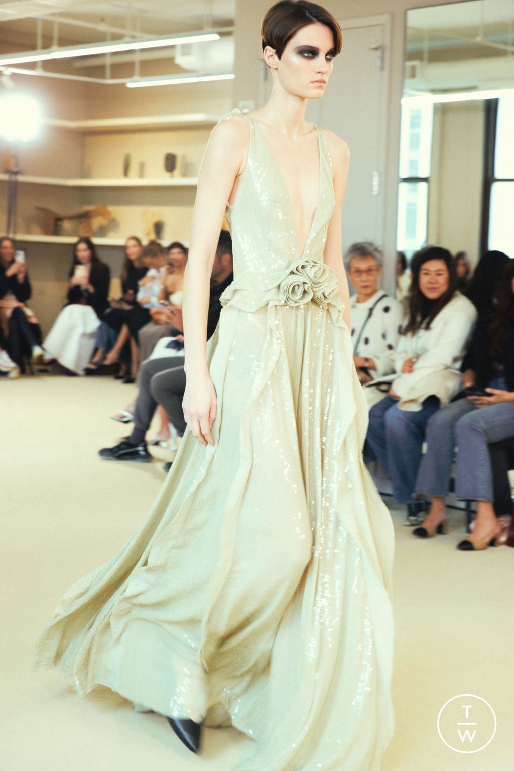 Fashion Week New York Fall/Winter 2024 look 12 de la collection Altuzarra womenswear