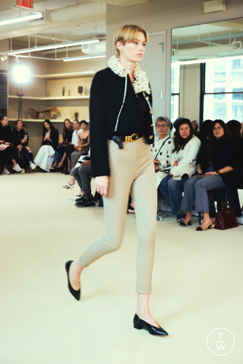 Fashion Week New York Fall/Winter 2024 look 14 de la collection Altuzarra womenswear