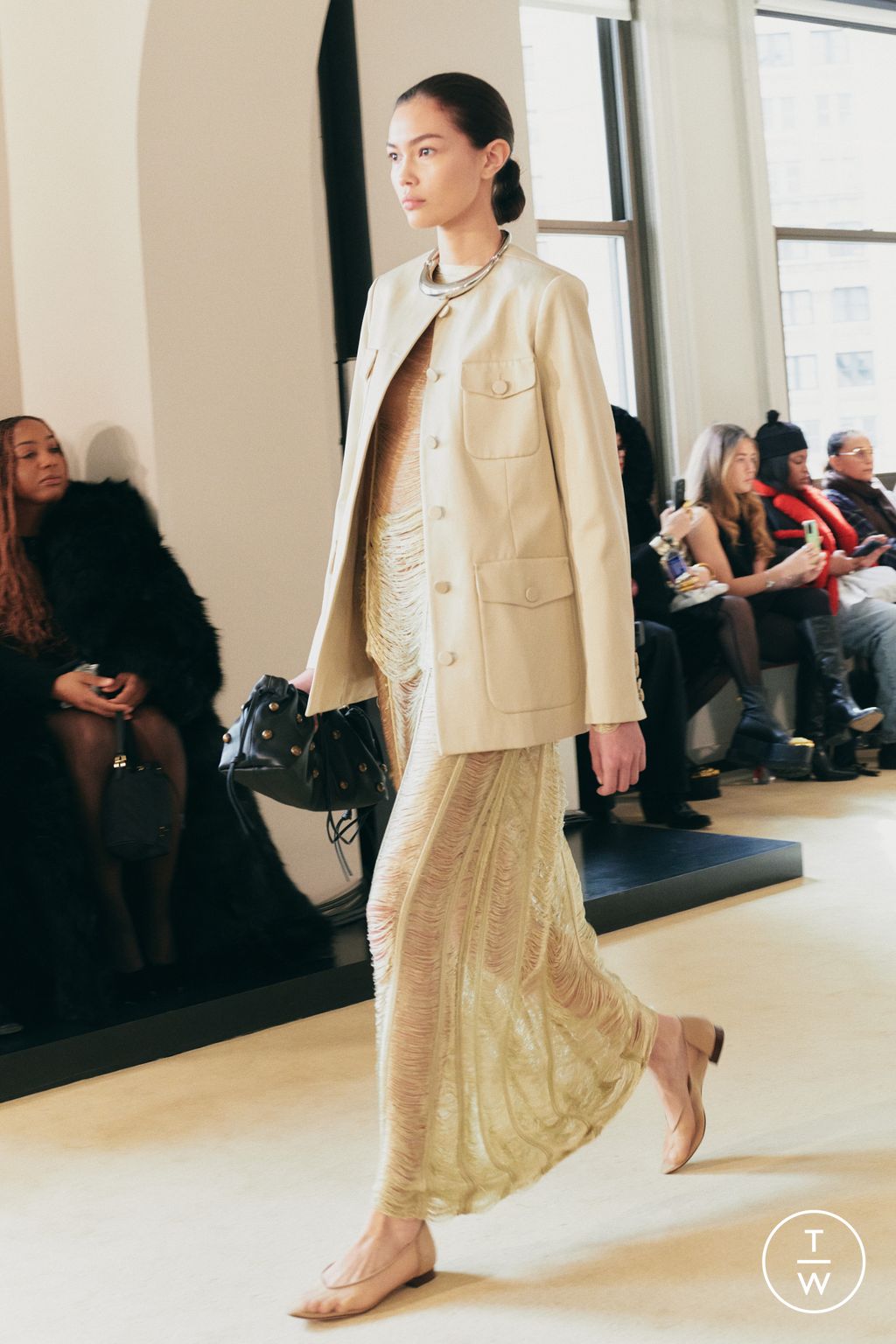 Fashion Week New York Fall/Winter 2025 look 38 from the Altuzarra collection womenswear