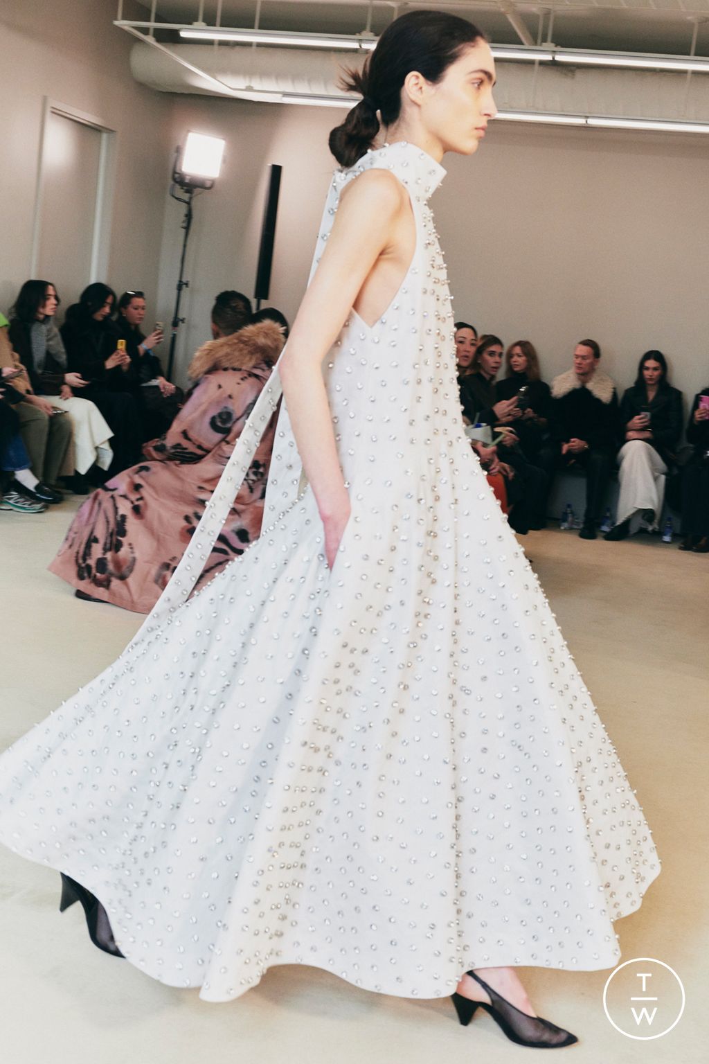 Fashion Week New York Fall/Winter 2025 look 46 from the Altuzarra collection womenswear