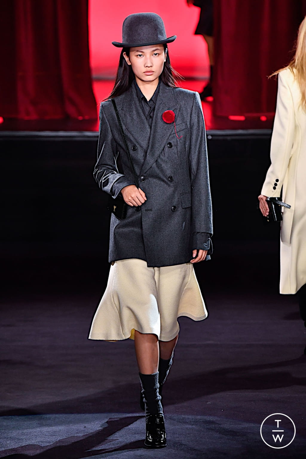 Fashion Week Paris Fall/Winter 2020 look 5 from the Ami collection 男装