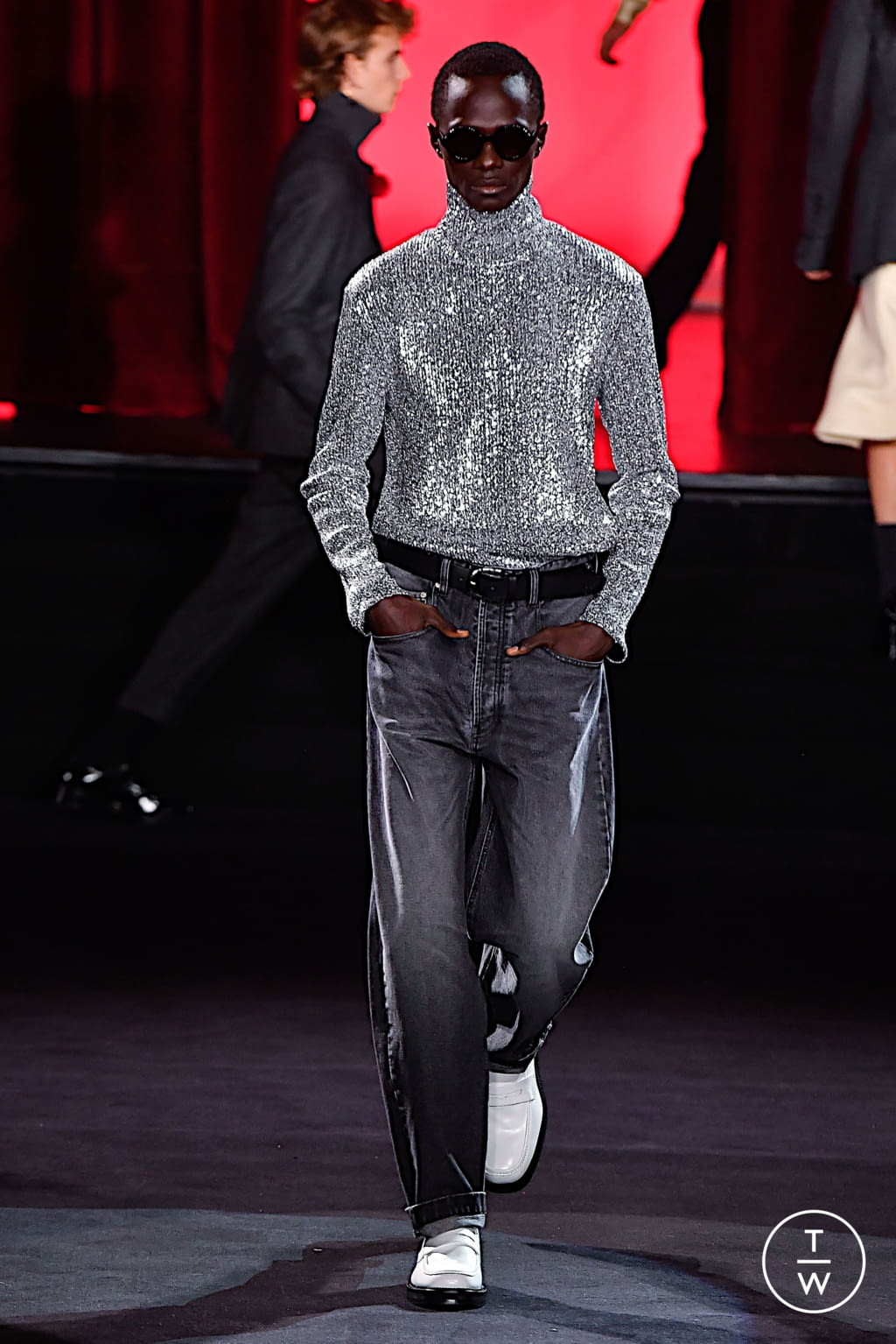 Fashion Week Paris Fall/Winter 2020 look 10 from the Ami collection 男装