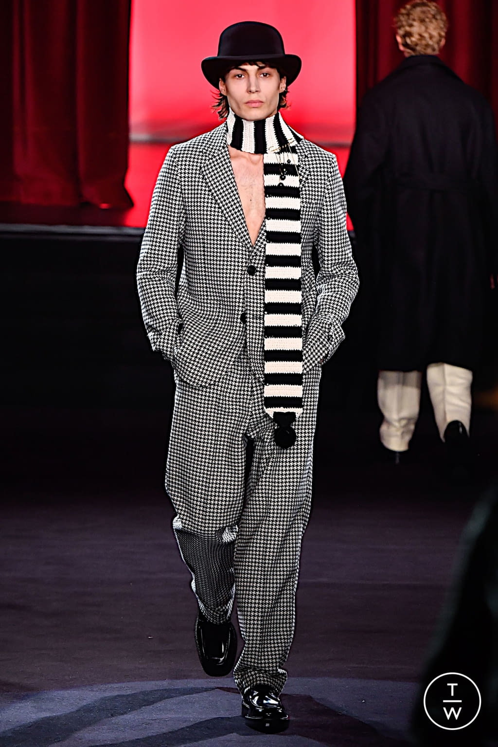 Fashion Week Paris Fall/Winter 2020 look 20 from the Ami collection 男装