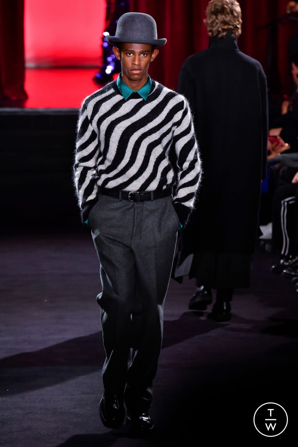 Fashion Week Paris Fall/Winter 2020 look 23 from the Ami collection menswear