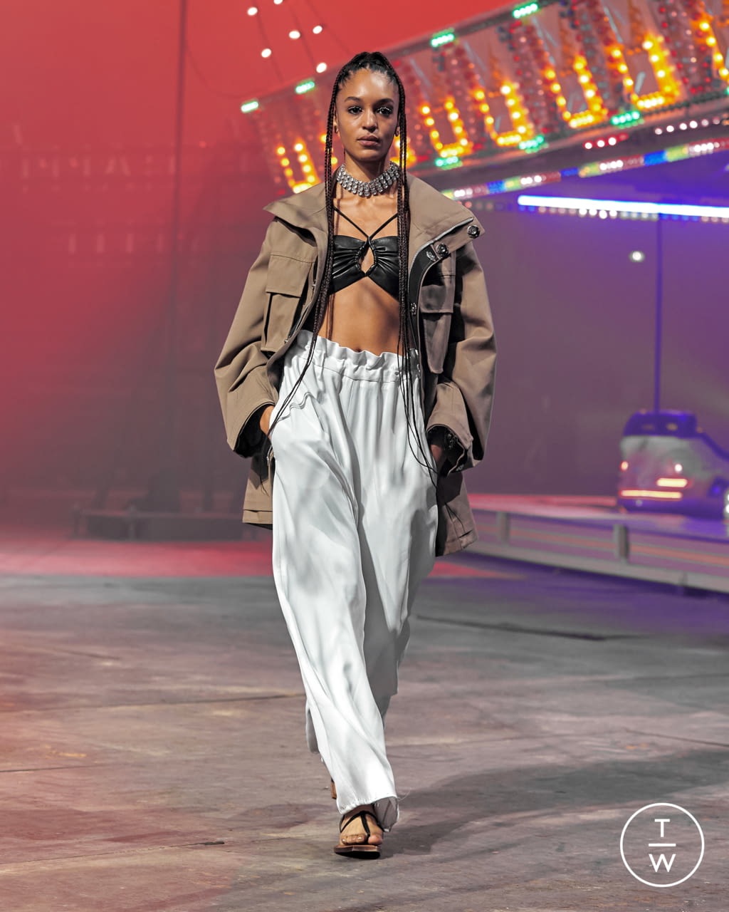 Fashion Week Paris Spring/Summer 2022 look 23 from the Ami collection womenswear