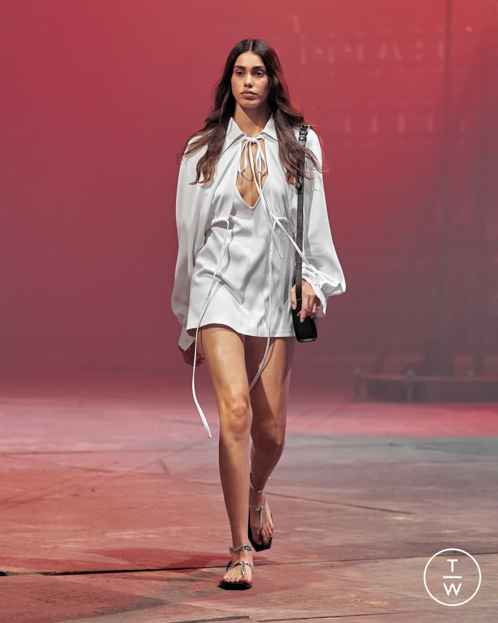 Fashion Week Paris Spring/Summer 2022 look 24 from the Ami collection womenswear