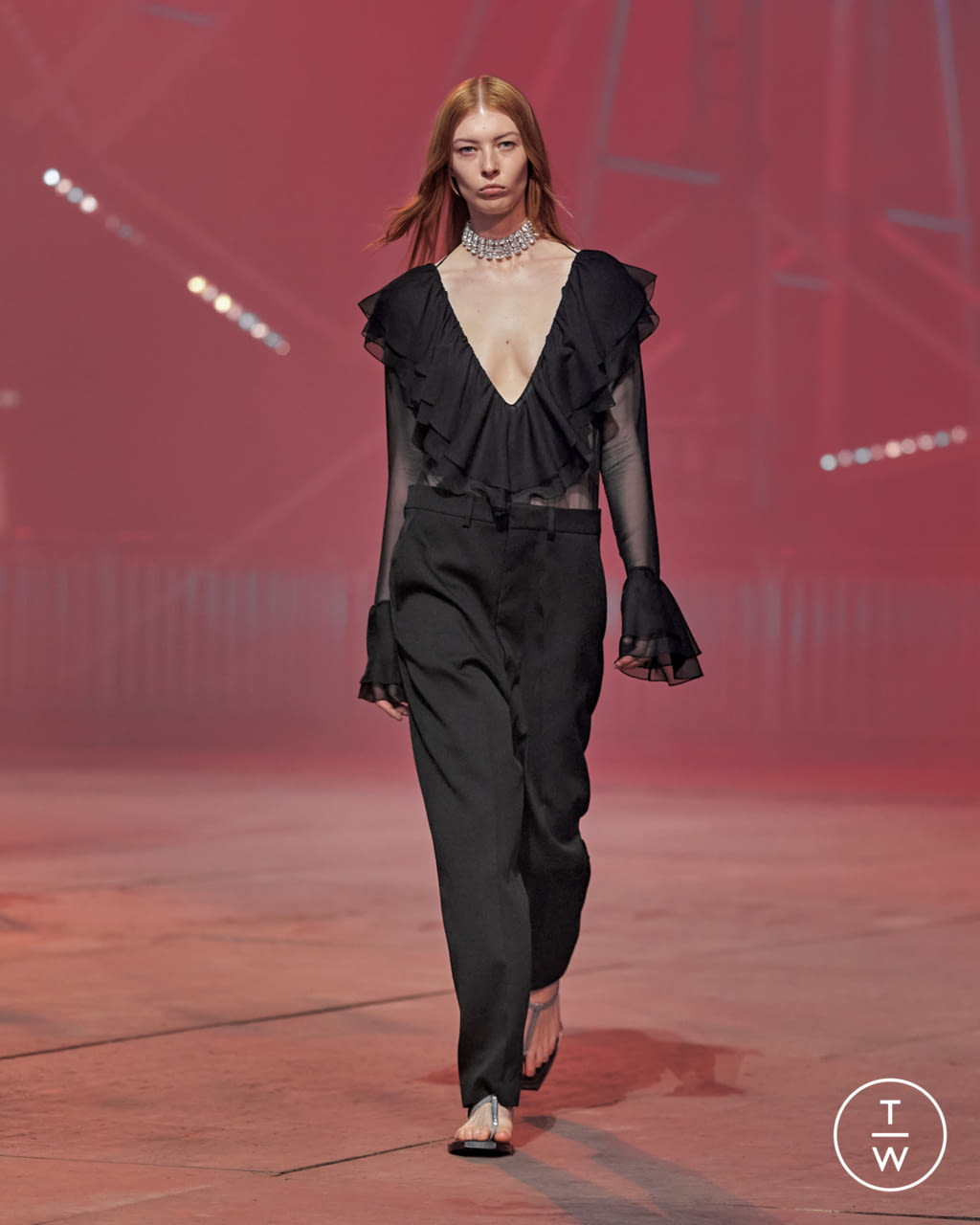 Fashion Week Paris Spring/Summer 2022 look 30 from the Ami collection womenswear