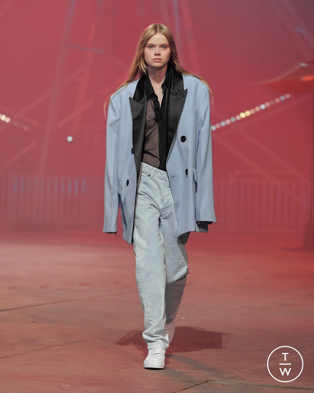 Fashion Week Paris Spring/Summer 2022 look 9 from the Ami collection womenswear