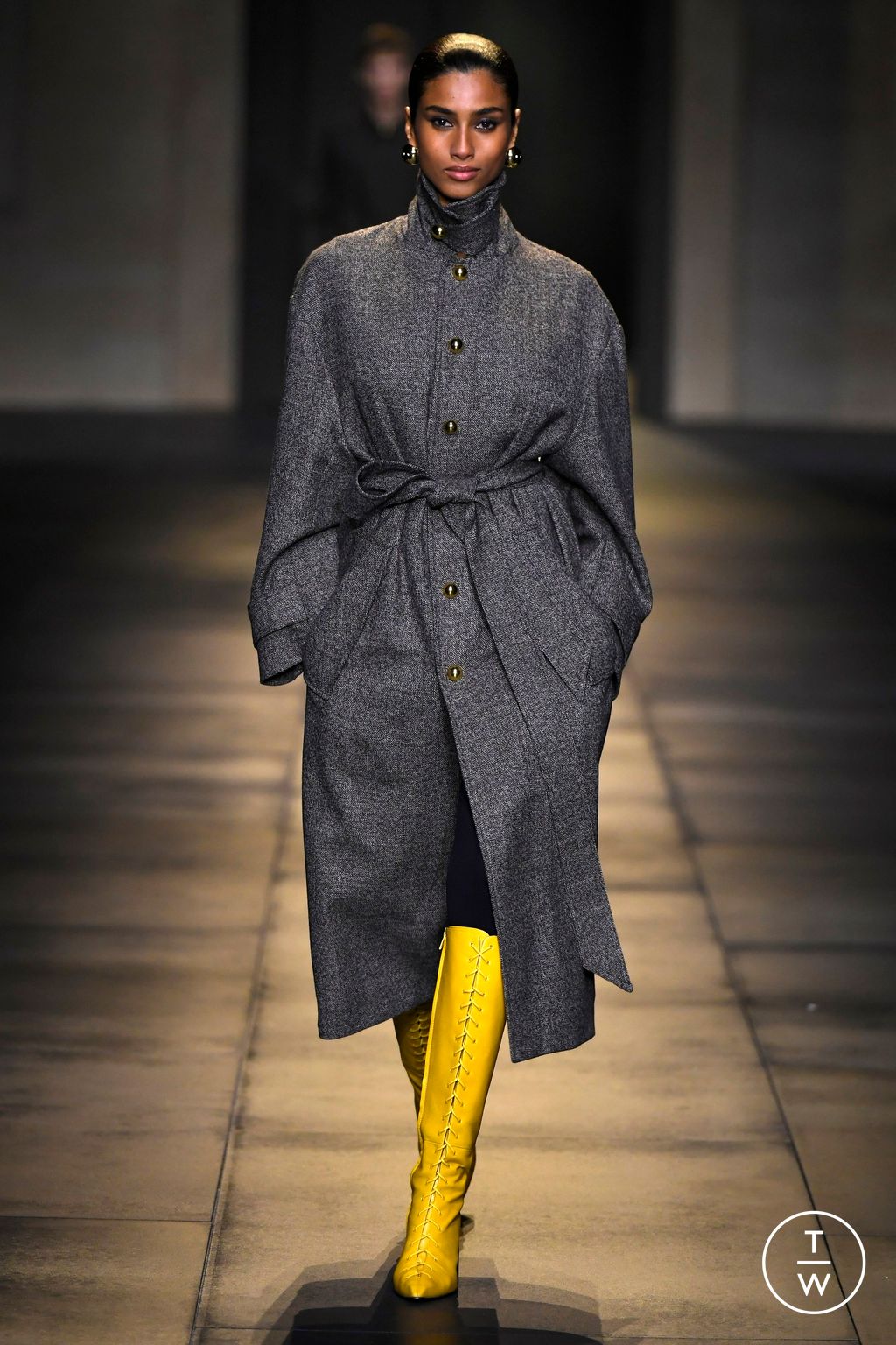 Fashion Week Paris Fall/Winter 2024 look 7 de la collection Ami menswear