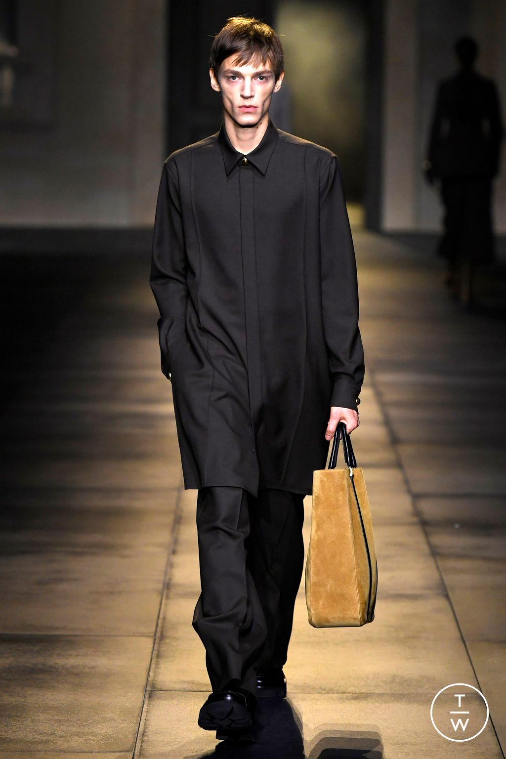 Fashion Week Paris Fall/Winter 2024 look 8 from the Ami collection 男装