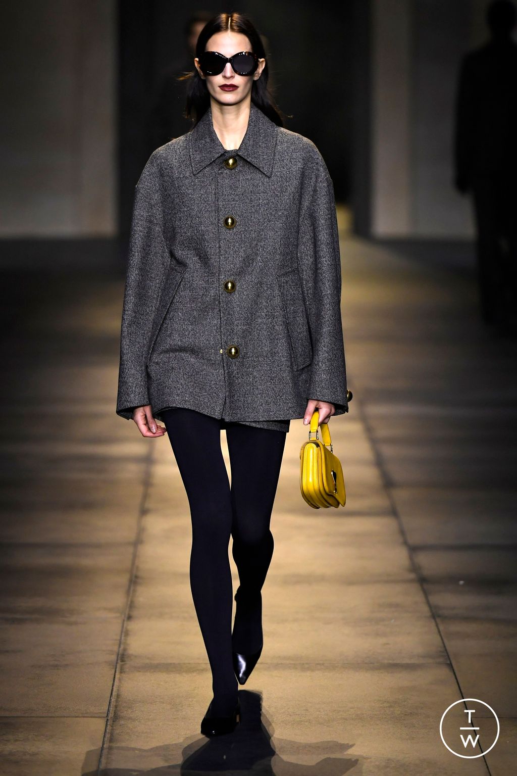Fashion Week Paris Fall/Winter 2024 look 9 de la collection Ami menswear