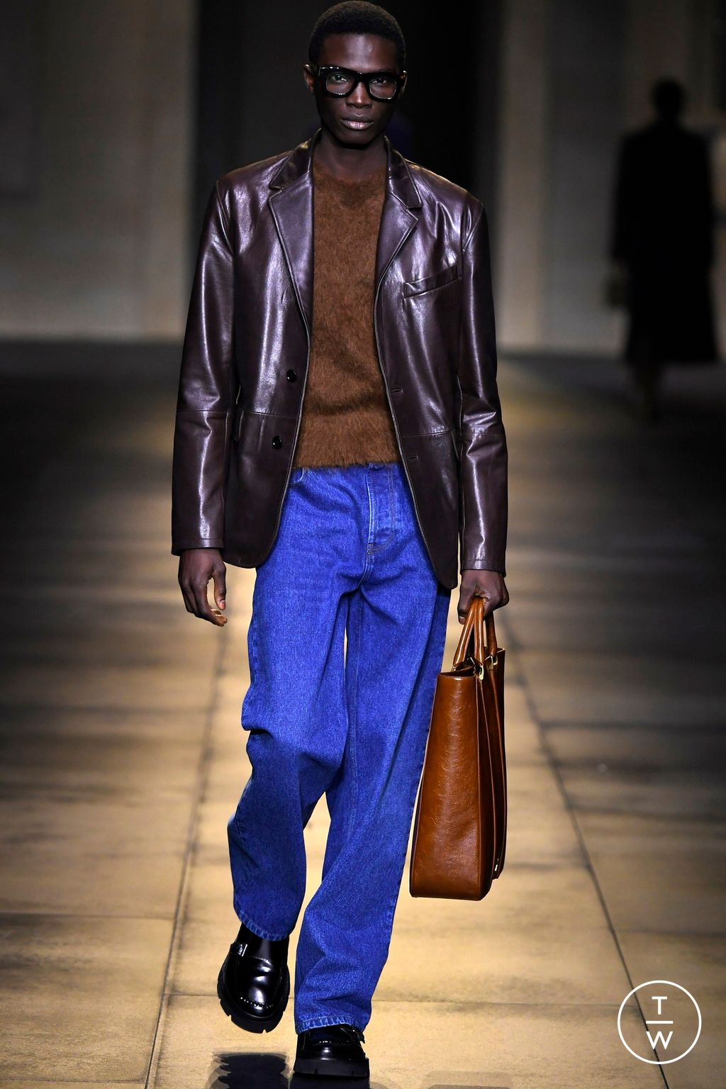Fashion Week Paris Fall/Winter 2024 look 39 from the Ami collection menswear