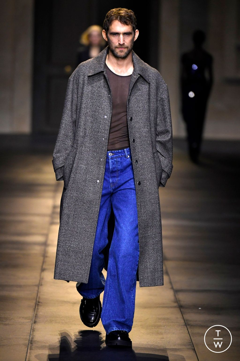 Fashion Week Paris Fall/Winter 2024 look 49 from the Ami collection menswear