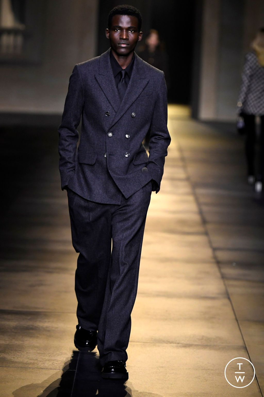 Fashion Week Paris Fall/Winter 2024 look 61 from the Ami collection menswear