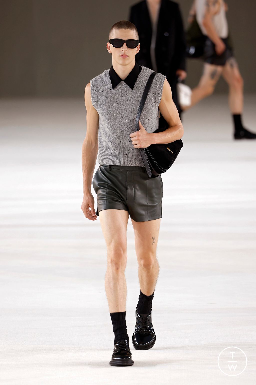 Fashion Week Paris Spring/Summer 2024 look 43 from the Ami collection menswear