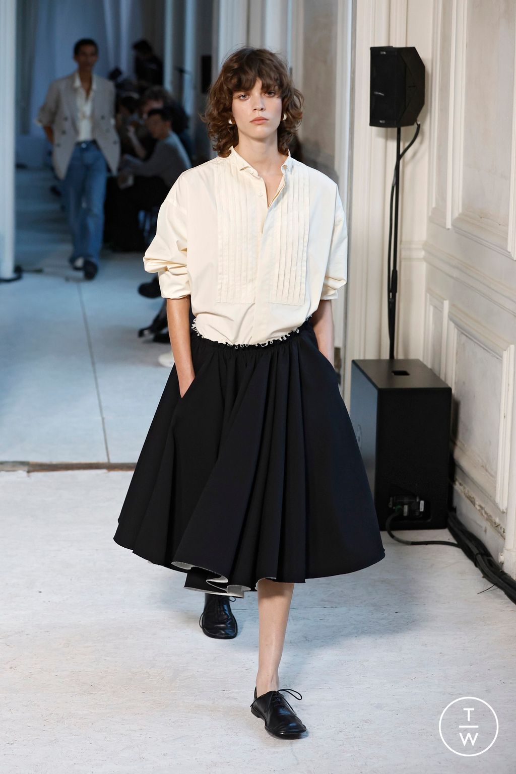 Fashion Week Paris Spring-Summer 2025 look 9 de la collection Ami menswear