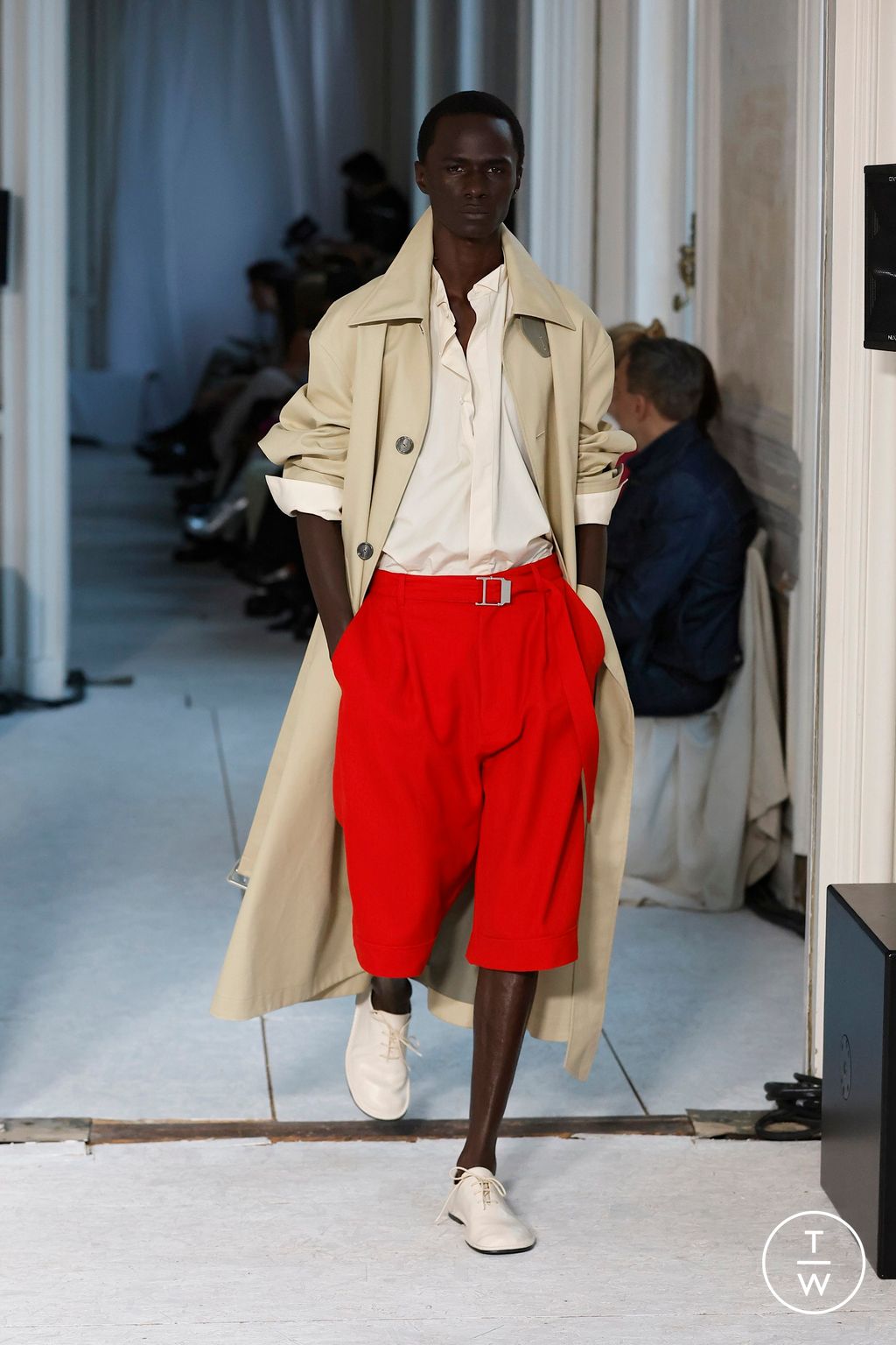 Fashion Week Paris Spring-Summer 2025 look 51 from the Ami collection 男装