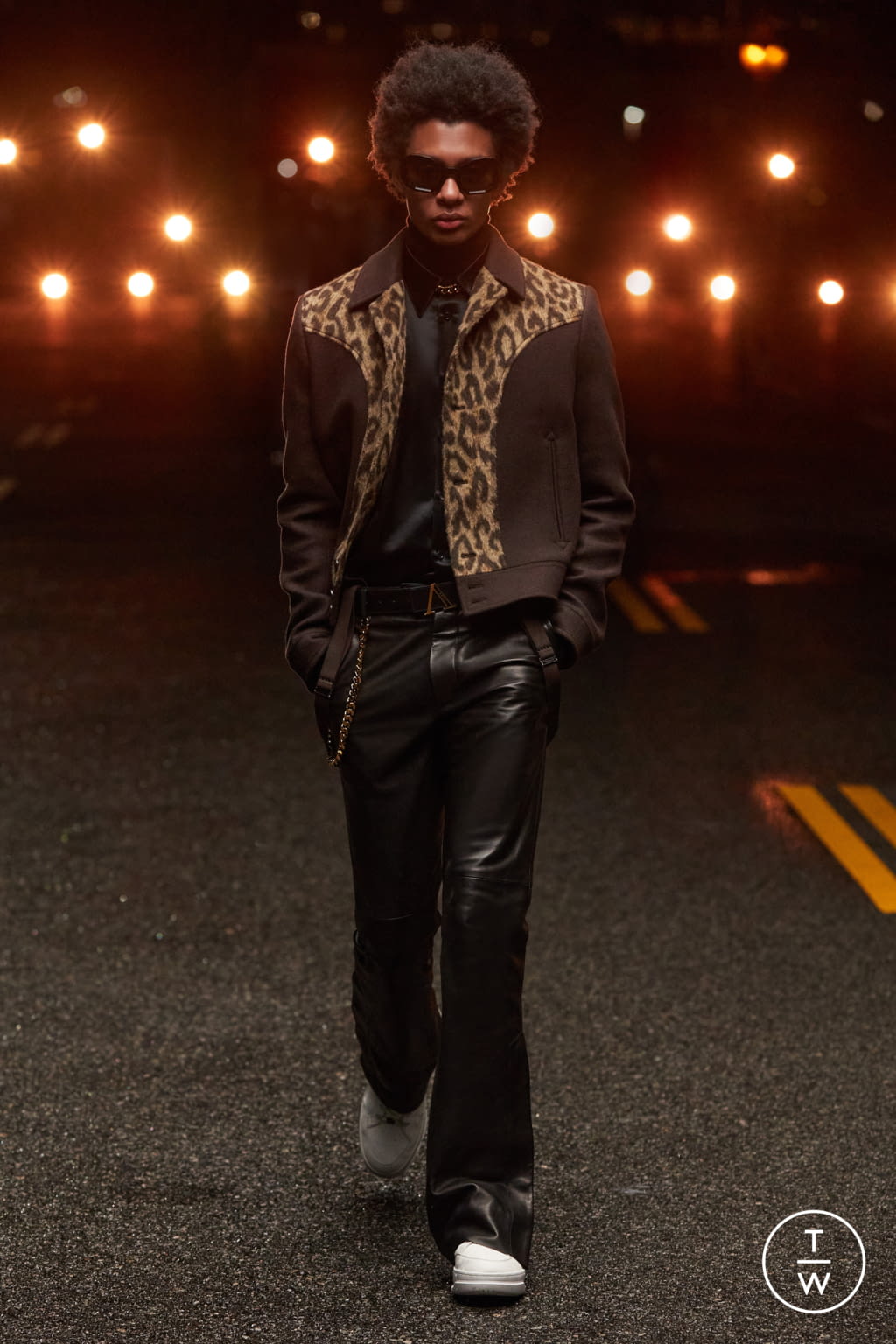Fashion Week Paris Fall/Winter 2021 look 15 from the Amiri collection menswear