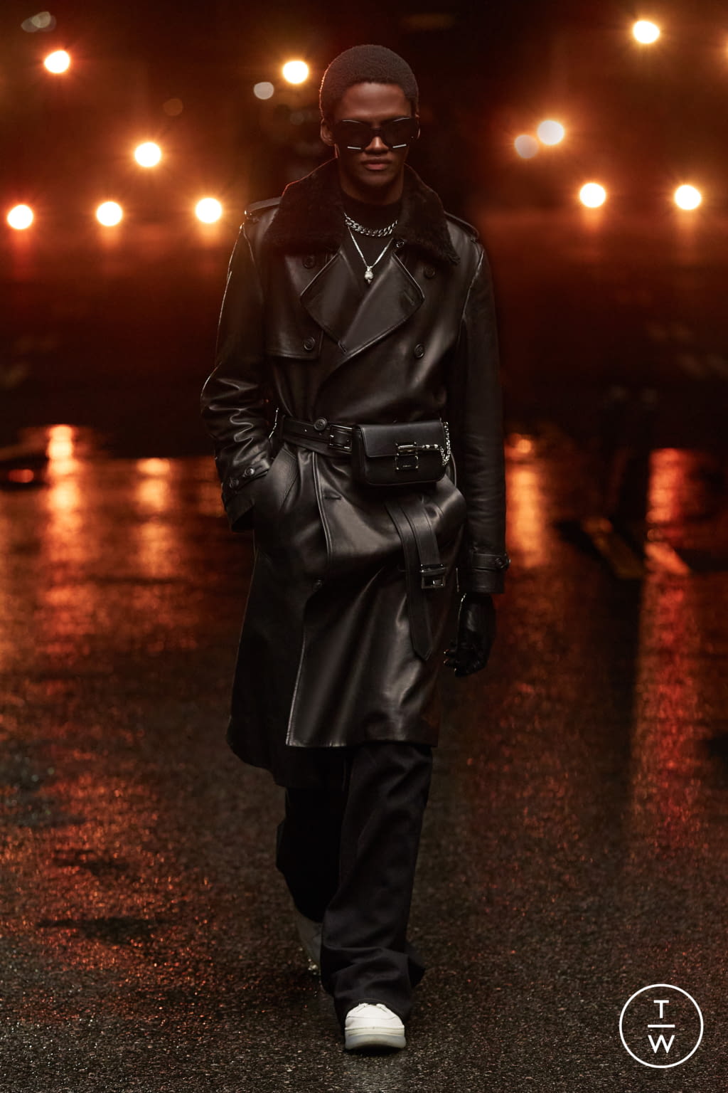 Fashion Week Paris Fall/Winter 2021 look 23 from the Amiri collection menswear