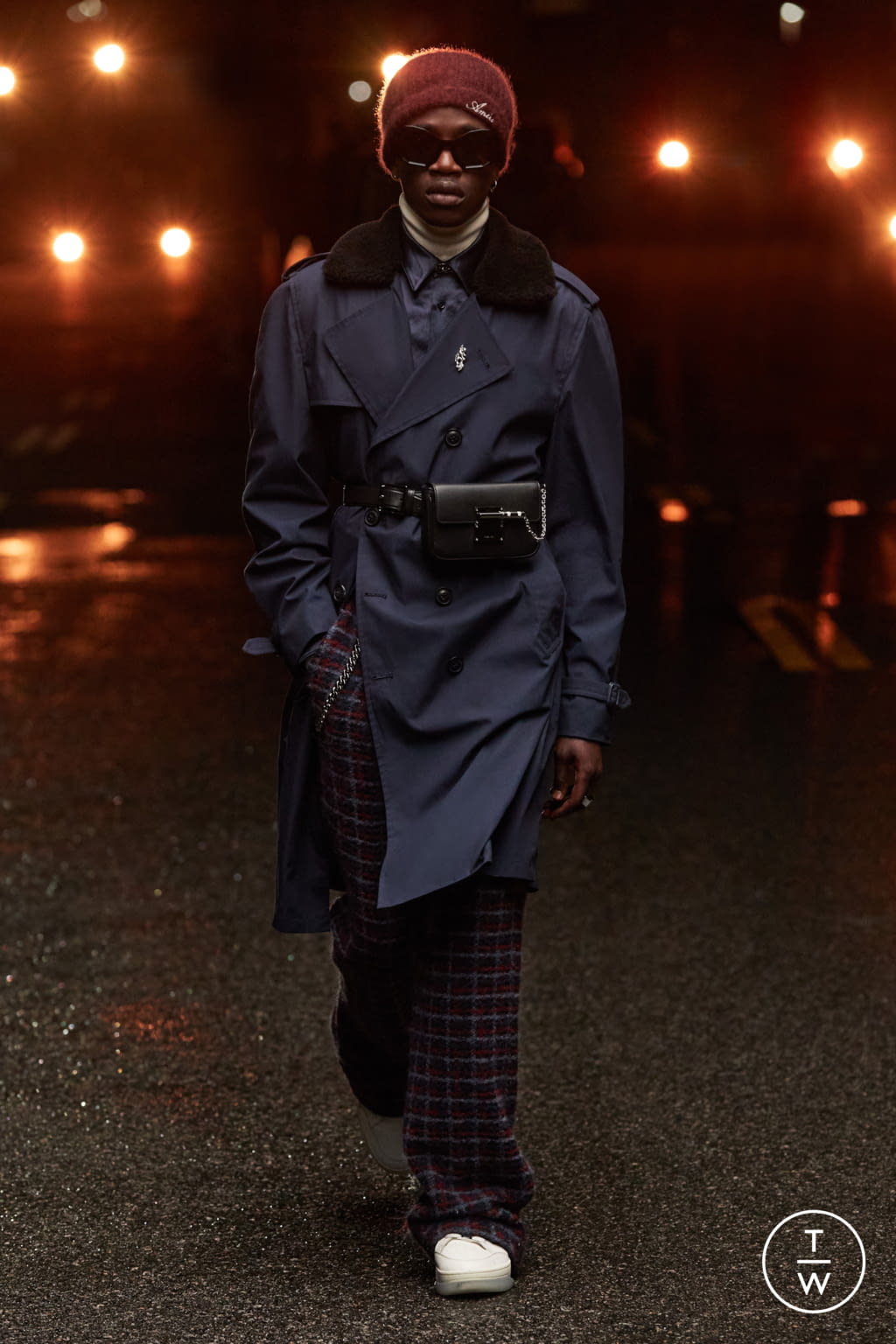 Fashion Week Paris Fall/Winter 2021 look 28 from the Amiri collection menswear