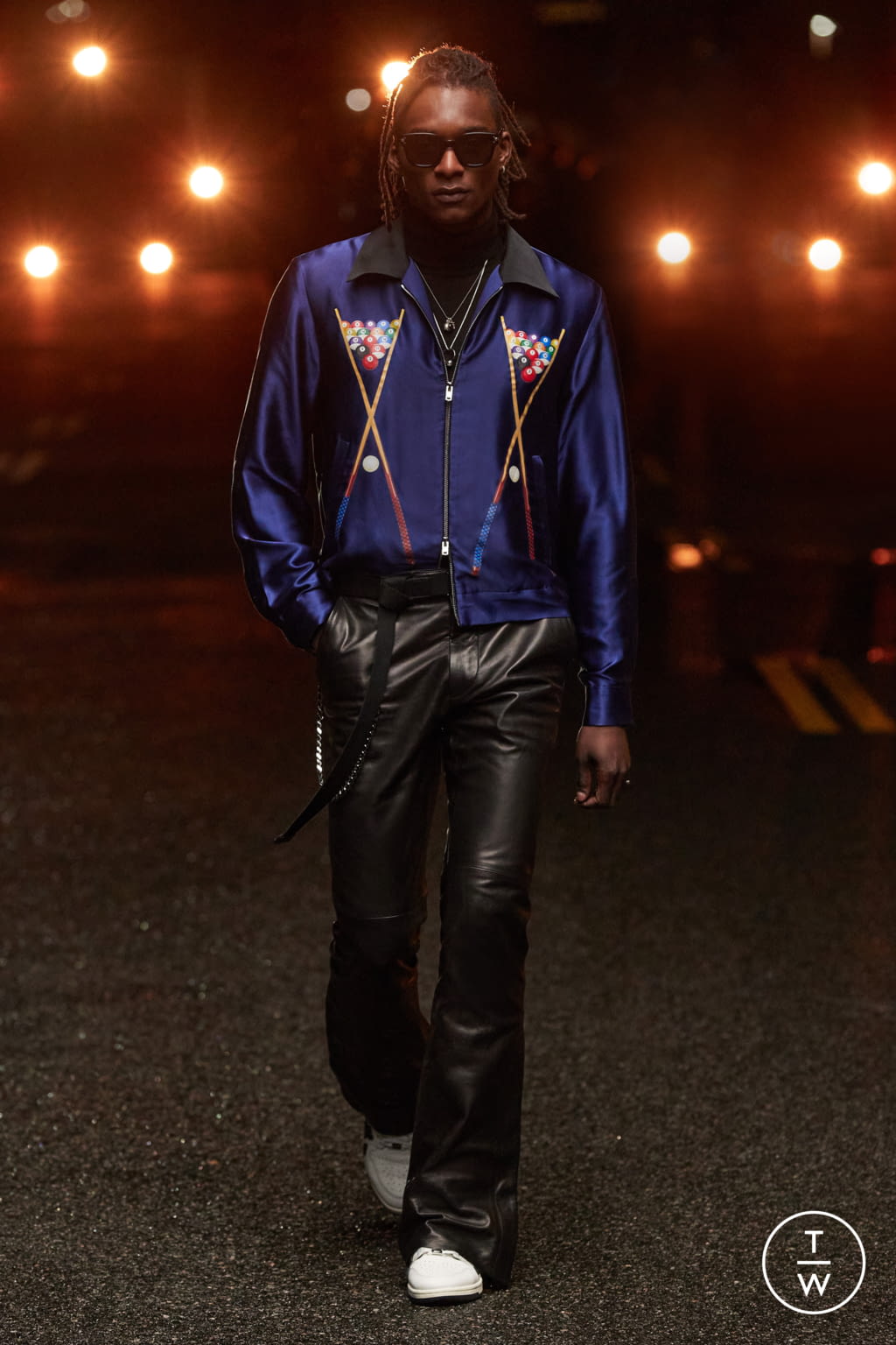 Fashion Week Paris Fall/Winter 2021 look 37 from the Amiri collection menswear