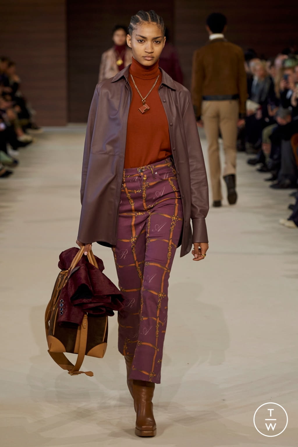 Fashion Week Paris Fall/Winter 2020 look 23 de la collection Amiri menswear