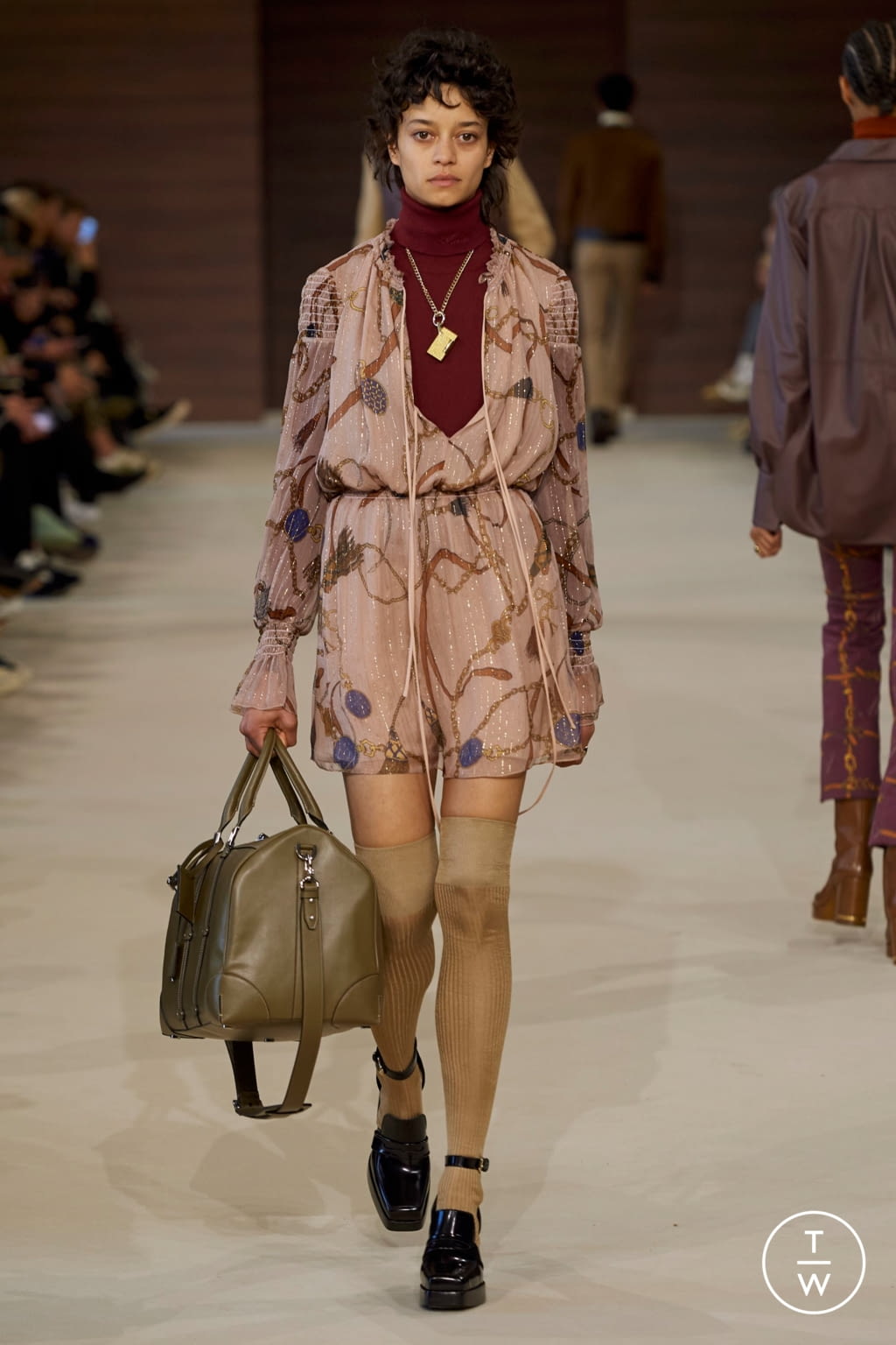 Fashion Week Paris Fall/Winter 2020 look 24 de la collection Amiri menswear