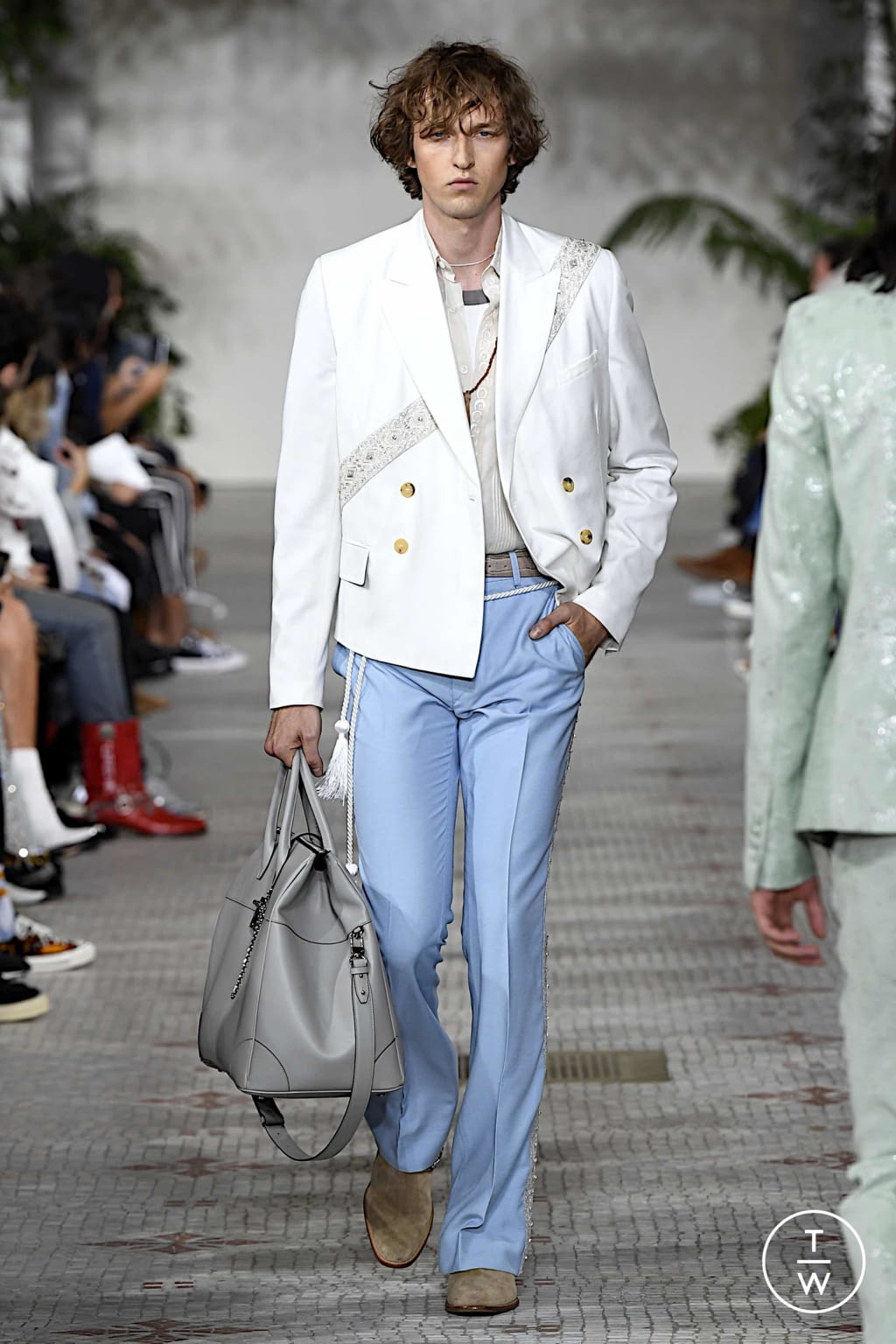 Fashion Week Paris Spring/Summer 2020 look 2 de la collection Amiri menswear