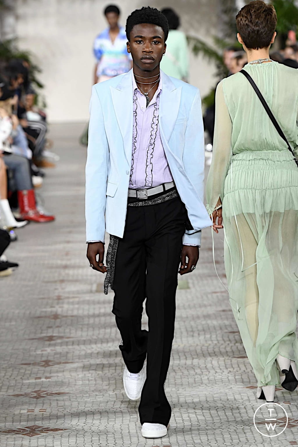 Fashion Week Paris Spring/Summer 2020 look 9 de la collection Amiri menswear